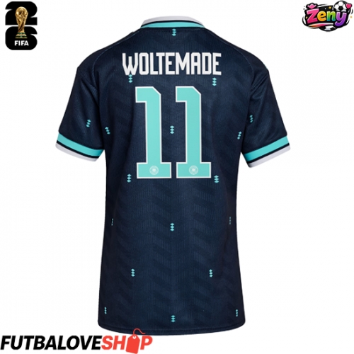 Dres Nemecko Nick Woltemade #11 Preč pre Ženy MS 2026 Krátky Rukáv